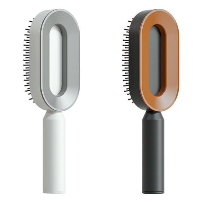 Self Cleaning Hair Brush For Women One-key Cleaning Hair Loss