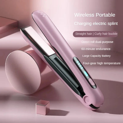 2 IN 1 Roller USB 5000mAh Max 200 Degree Portable Cordless Curler