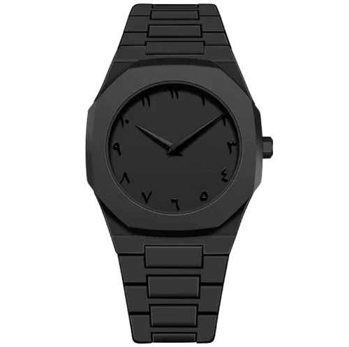 Santoni Black Arabic Watch – جمال في كل لحظة | Unique Edition for Men