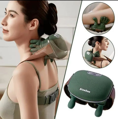 50% Off Discount Neck & Traps Massager – Rechargeable, Multi-Mode Pain Relief